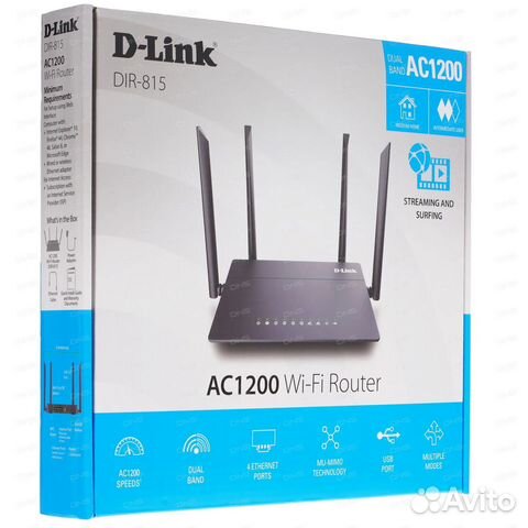 Wi-Fi роутер D-Link DIR-815/RU/R4