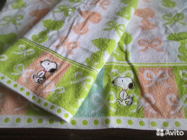 Новый комплект махровых полотенец (2 шт.)