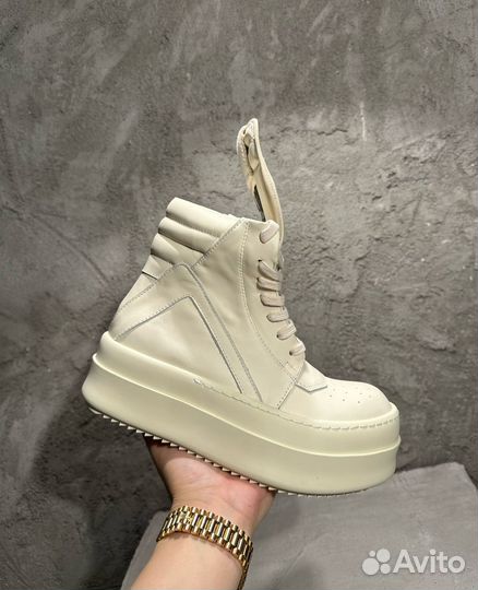 Rick Owens Geobasket Mega Bumper Sneakers