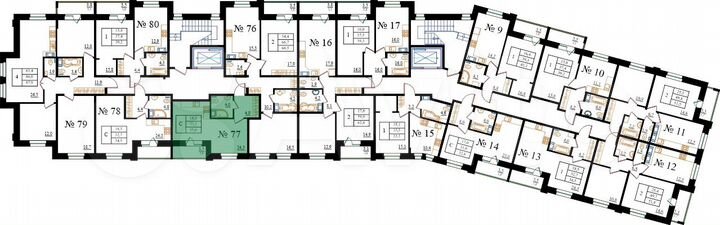 Квартира-студия, 39,3 м², 2/8 эт.