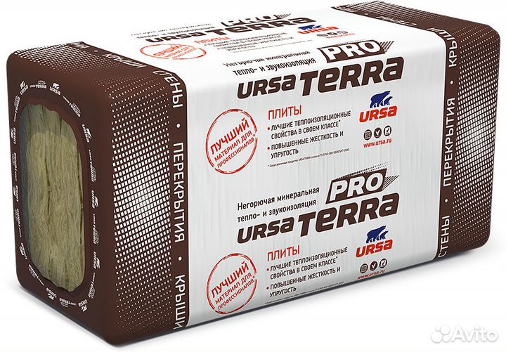 Утеплитель ursa terra 1000x610