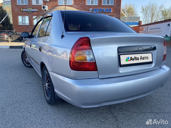 Hyundai Accent 1.5 МТ, 2005, 268 000 км