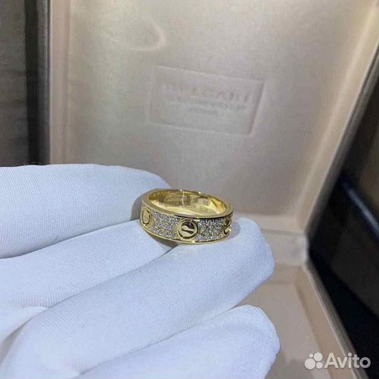 Кольцо Cartier Love, желтое золото 0,7ct