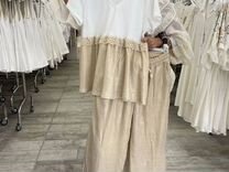 Льняной костюм женский Италия уника 46-50 размер