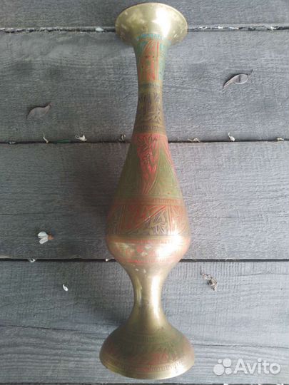 Ваза индия латунь