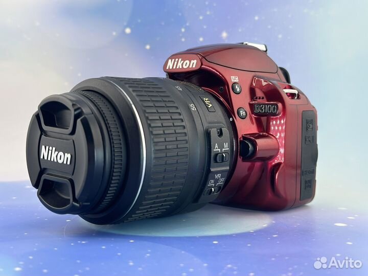 Nikon D3100 Kit 18-55mm Red (sn 02418)