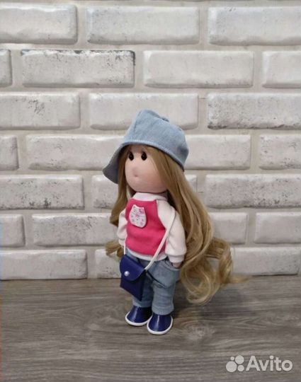 Текстильная, интерьерная кукла ручной работы