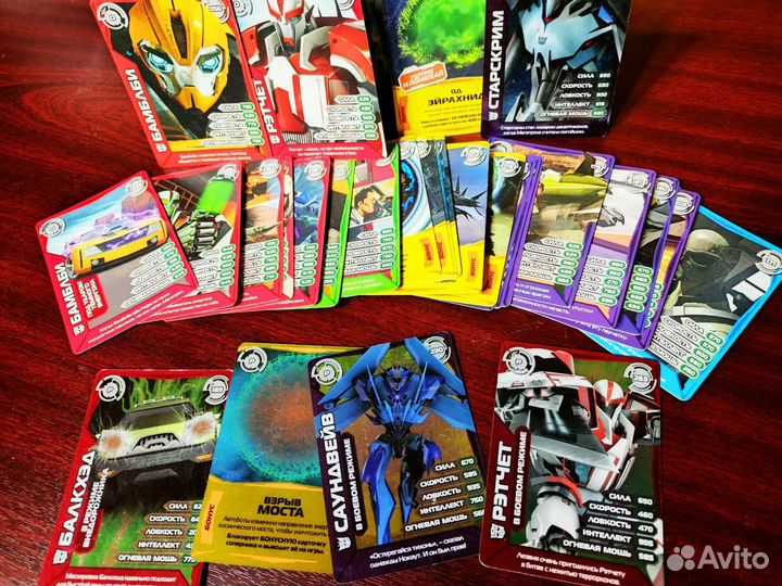Карточки трансформеры прайм