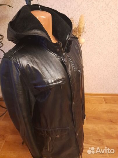 Кожаная куртка мужская