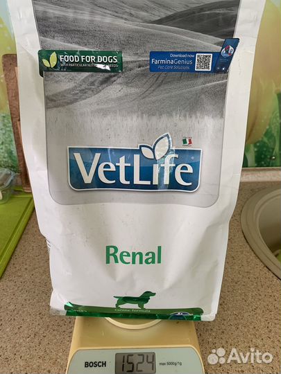 Корм для собак Farmina Vet Life Renal