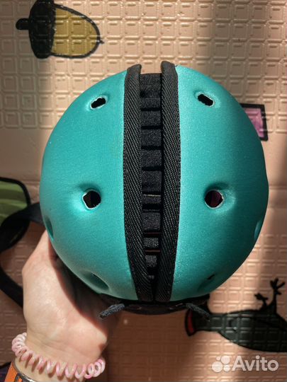 Шлем safeheadbaby Божья коровка голубой детский