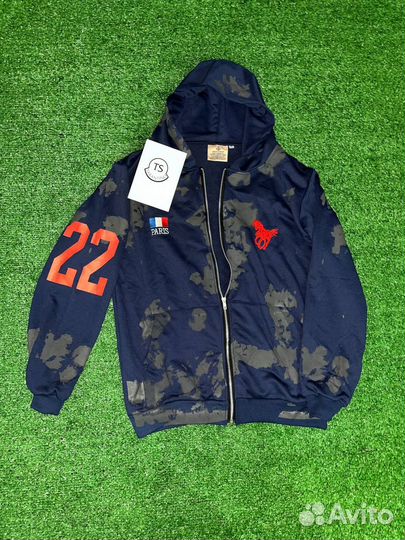 Зип худи balenciaga polo dirty