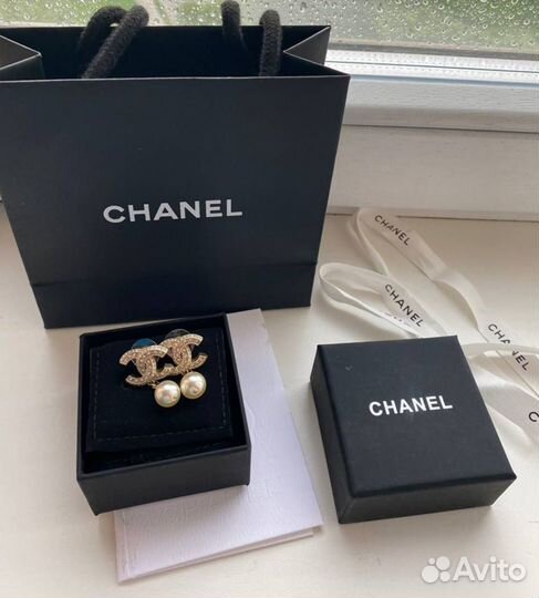 Серьги Chanel оригинал