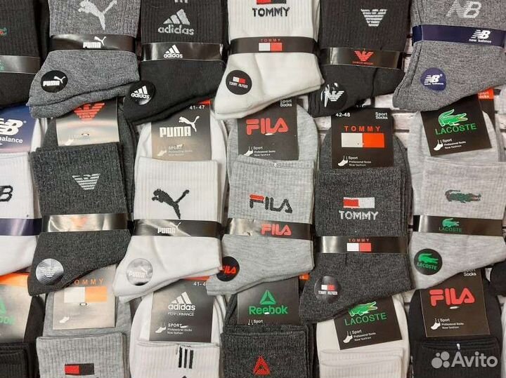 Носки Nike Adidas Puma Reebok