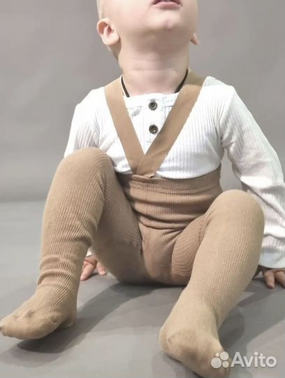 Колготки с подтяжками 86-98