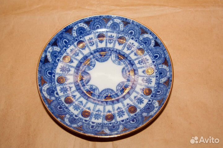 Чайная пара форма Весенняя рис. Арочки лфз (ифз)