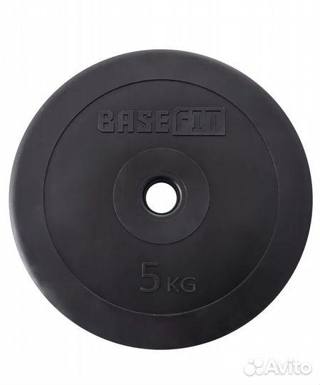 Диск пластиковый starfit BB-203 5 кг, d26 мм