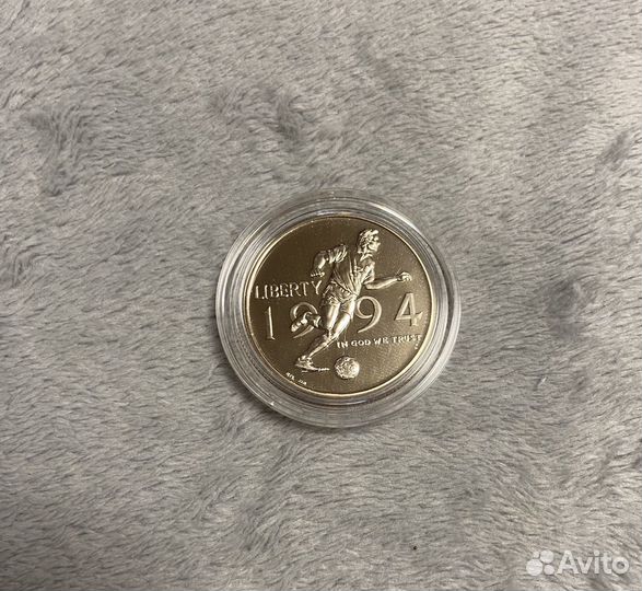 Монета по футболу Чемпионат мира