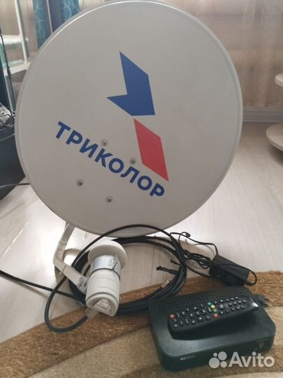 Ресивер триколор+антенна+пульт