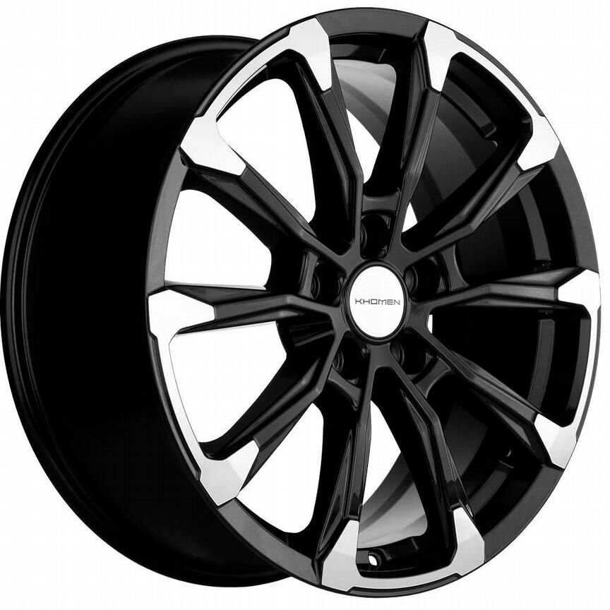 Диски Khomen KHW1808 7.5x18 5x114.3 ET45 D67.1 Black-FP