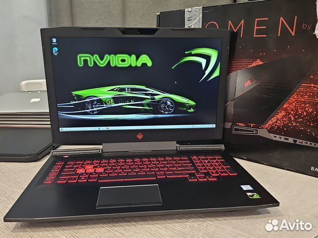 HP Omen 17-AN040UR i7-7700HQ 12Gb/1128SSD/6Gb Чек