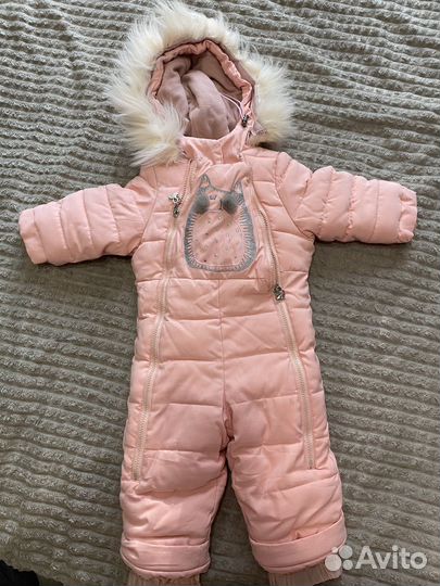 Зимний комбинезон для девочки 80