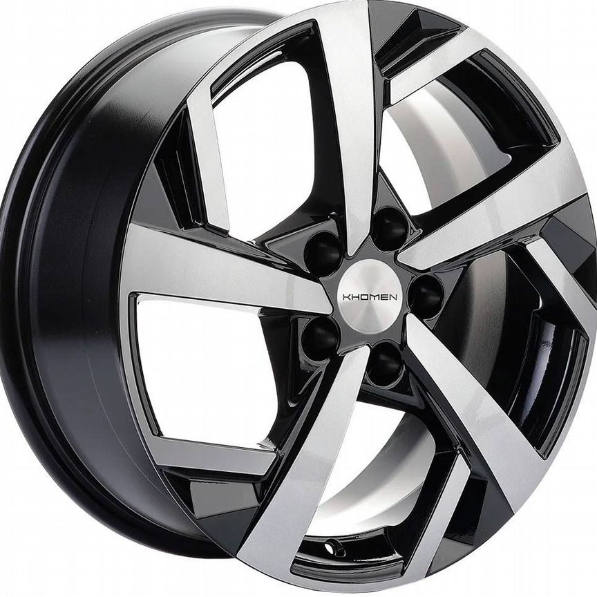 Диски Khomen KHW1712 7x17 5x108 ET40 D54.1 Black-FP