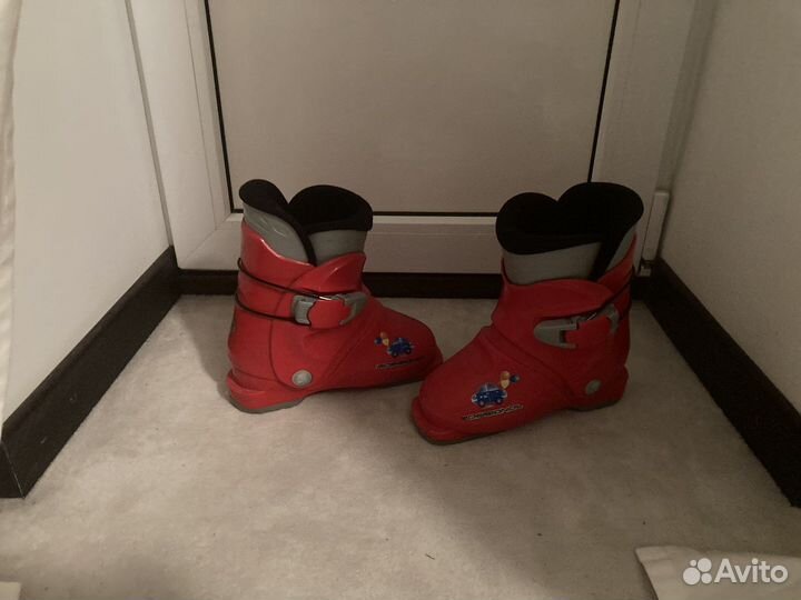 Горные лыжи и ботинки