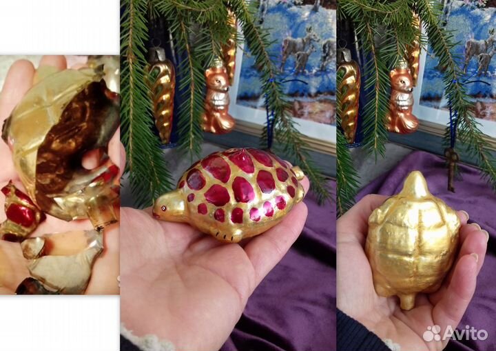 Реставрация елочных игрушек СССР