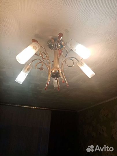 Люстра потолочная бу