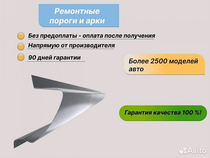 Пороги и арки ремонтные на Skoda