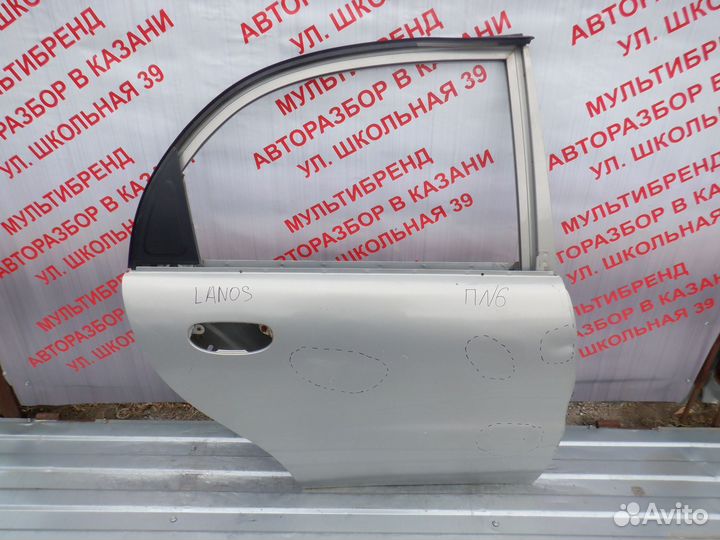 Дверь задняя правая Шевроле Ланос Сенс Шанс