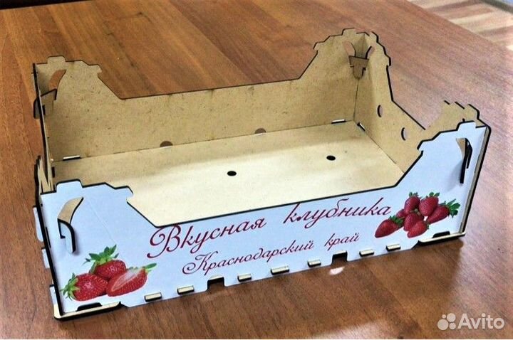 Ящик для ягод с дизайном