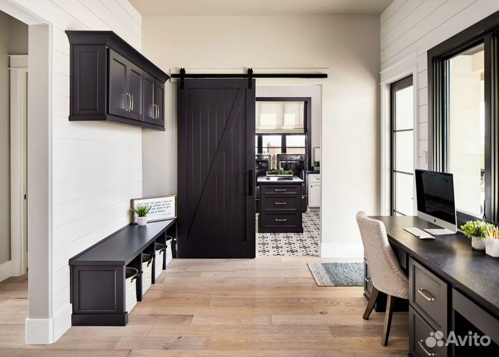 Шкаф в прихожую с фрезеровкой