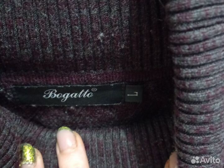 Свитер мужской с горлом 52,54