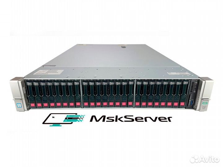 Сервер HP DL380 Gen9 24xSFF 2x E5-2699v4 16Gb