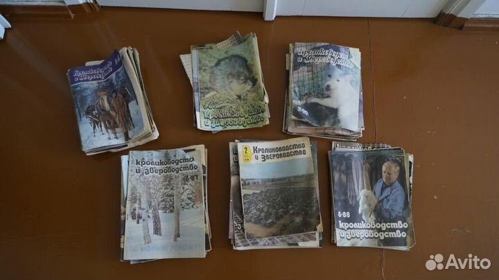 Журнал кролиководство и звероводство 65 шт