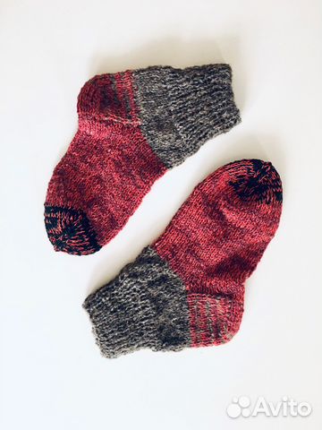 Вязаные носки новые, 6 пар