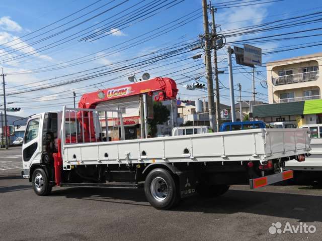 Бортовой грузовик Mitsubishi Fuso Fighter с КМУ UNIC, 2005