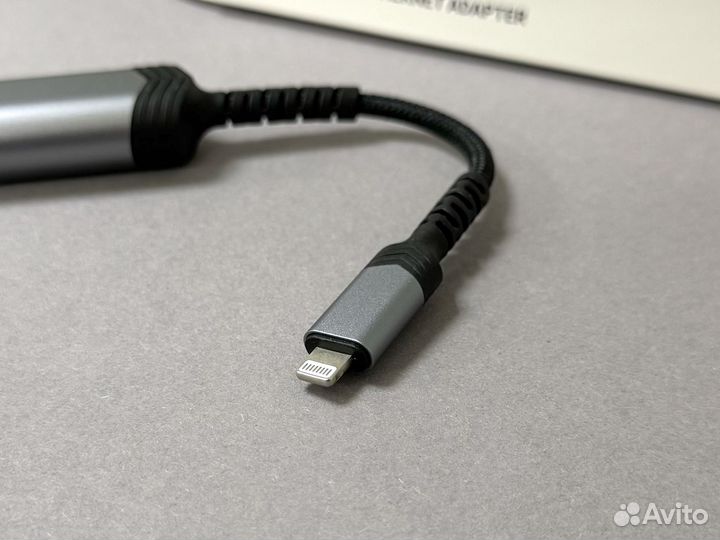 Переходник Lightning - RJ45 (100 Mbps)