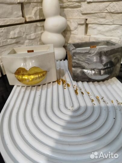 Ароматическая свеча ручной работы