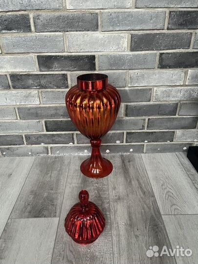 Ваза стеклянная 50 см