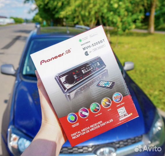 Магнитола pIoneer MVH-520SBT