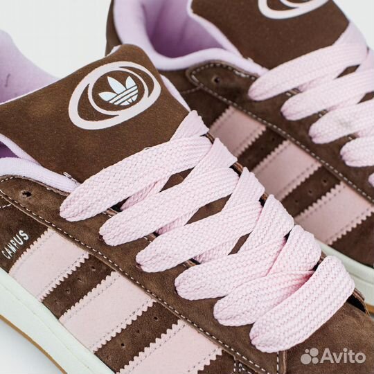 Кроссовки Adidas Campus 00s Brown / Pink Suede