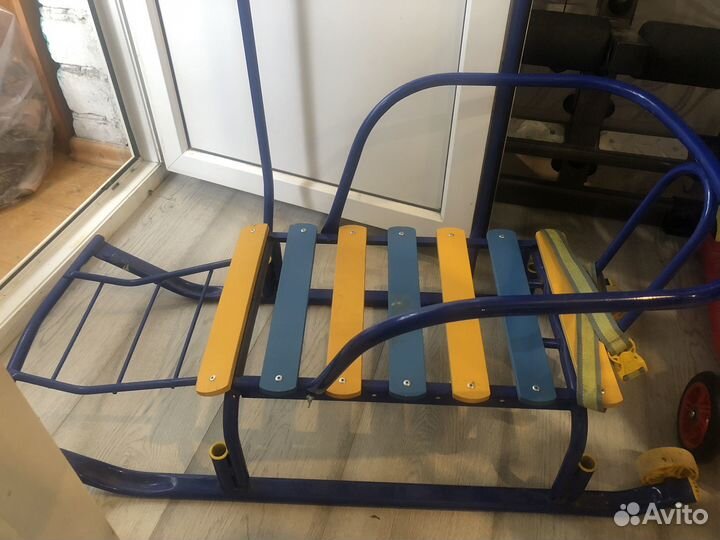 Детские санки с колесами