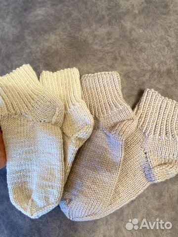 Вязанные носки ручной работы