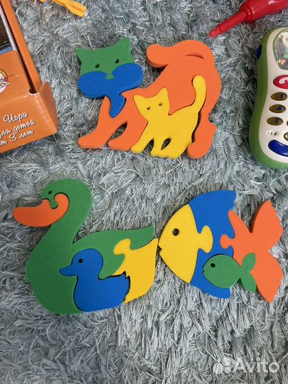 Развивающие игрушки пакетом