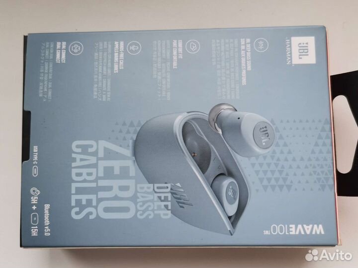 Беспроводные наушники JBL wave 100