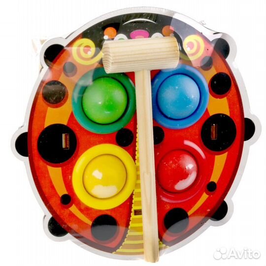 Стучалка цветная 