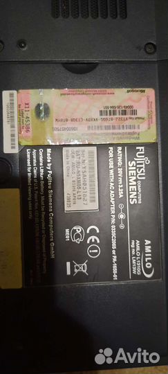 Ноутбук на запчасти